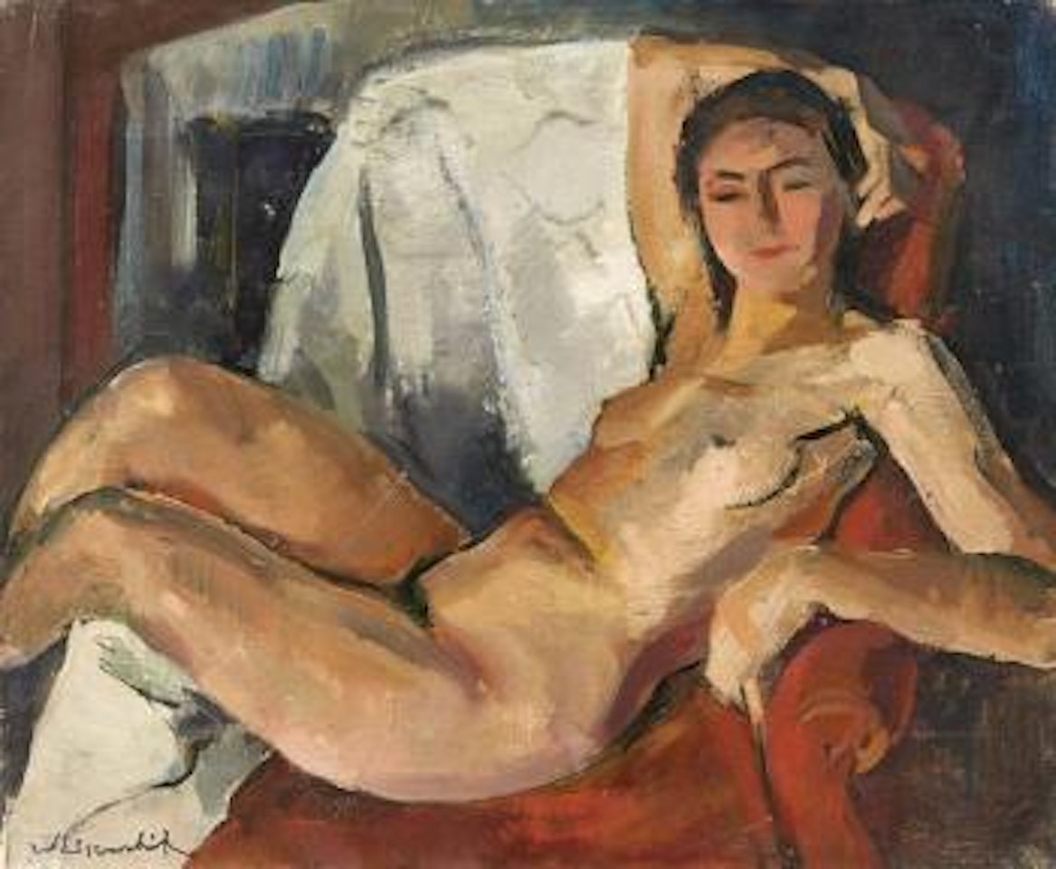 Nu féminin by Willy Eisenschitz