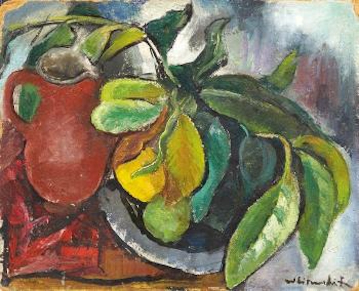 Nature morte à la cruche et aux citrons by Willy Eisenschitz