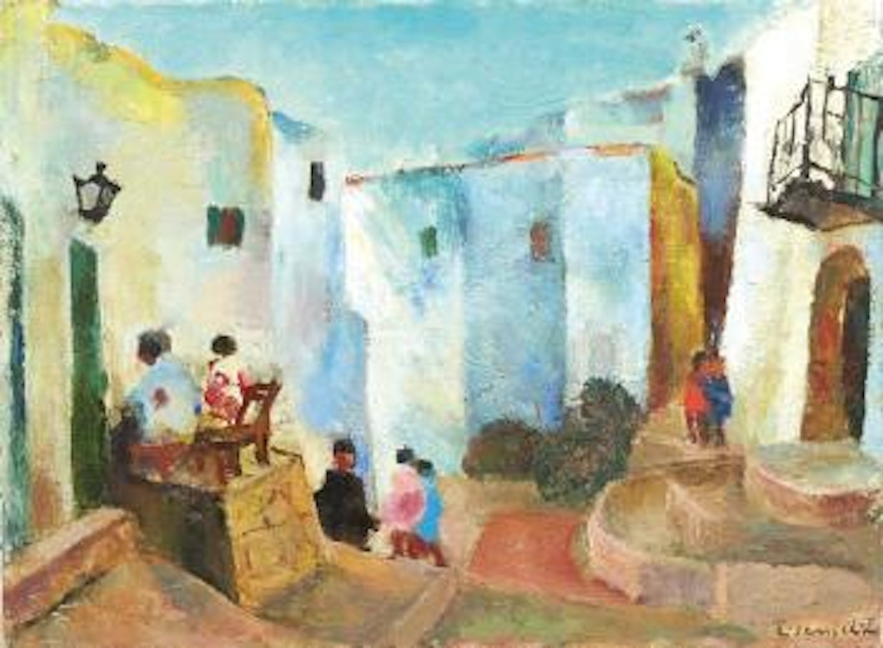 Petite place à Ibiza by Willy Eisenschitz