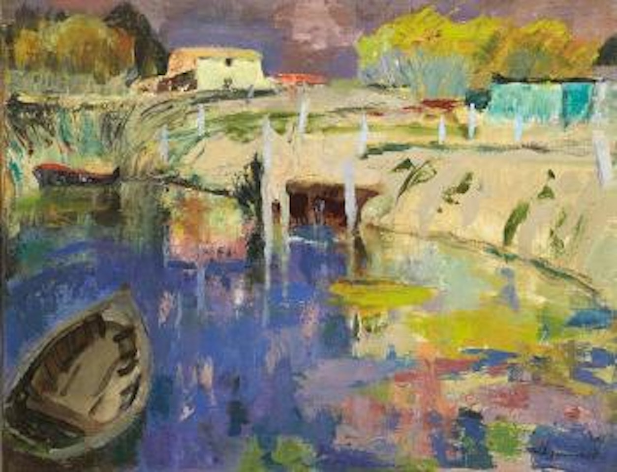 L'étang à Carnon by Willy Eisenschitz