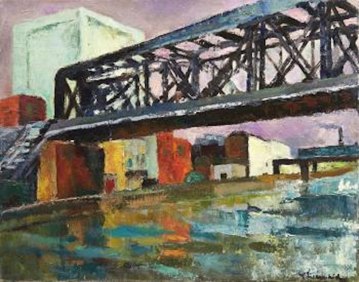 Pont sur le canal by Willy Eisenschitz