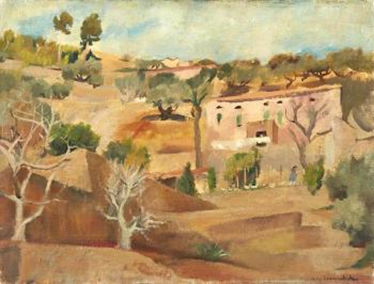 Le mas rose by Willy Eisenschitz