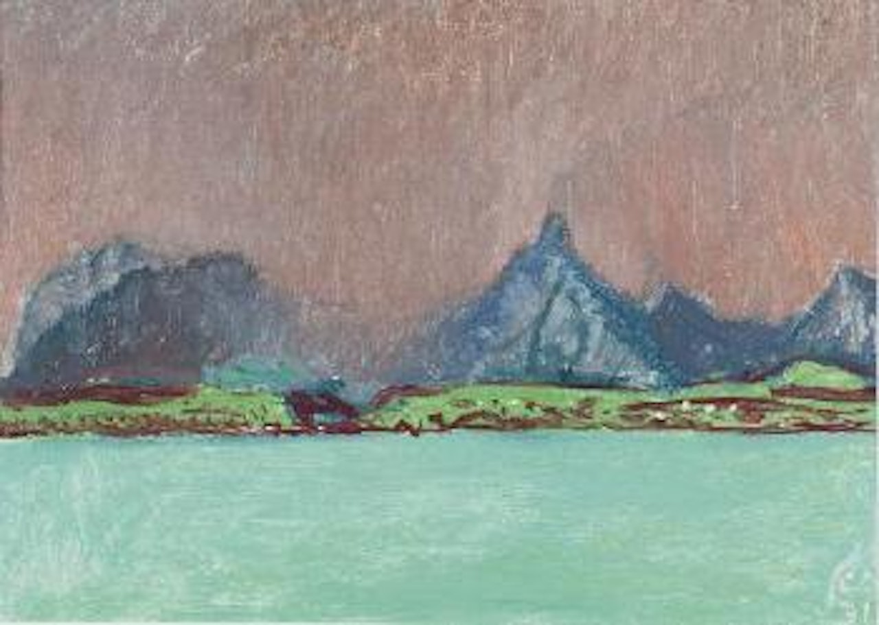 Thunersee mit Blick auf den Niesen by Cuno Amiet