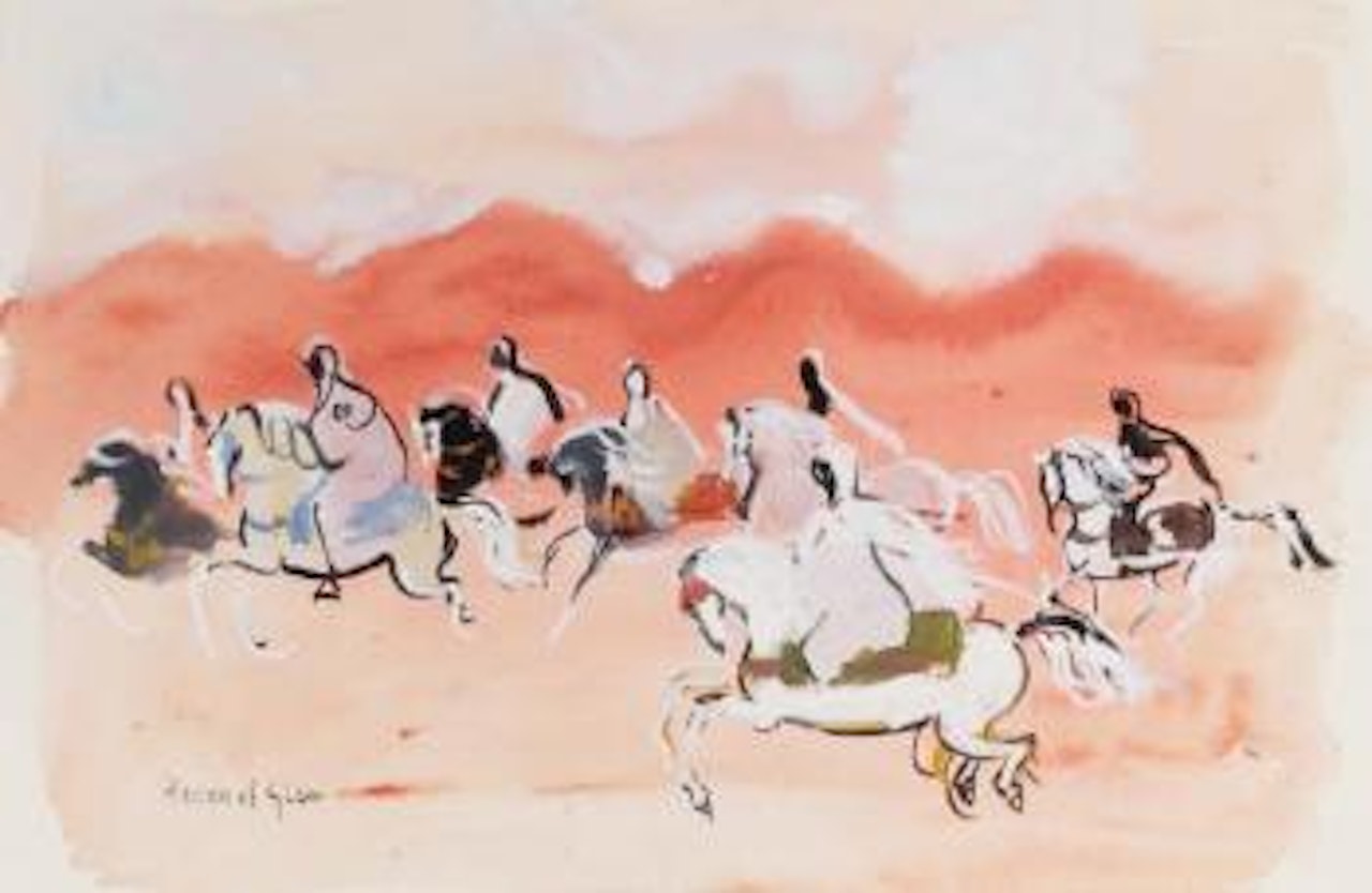 Sept cavaliers by Hassan El Glaoui