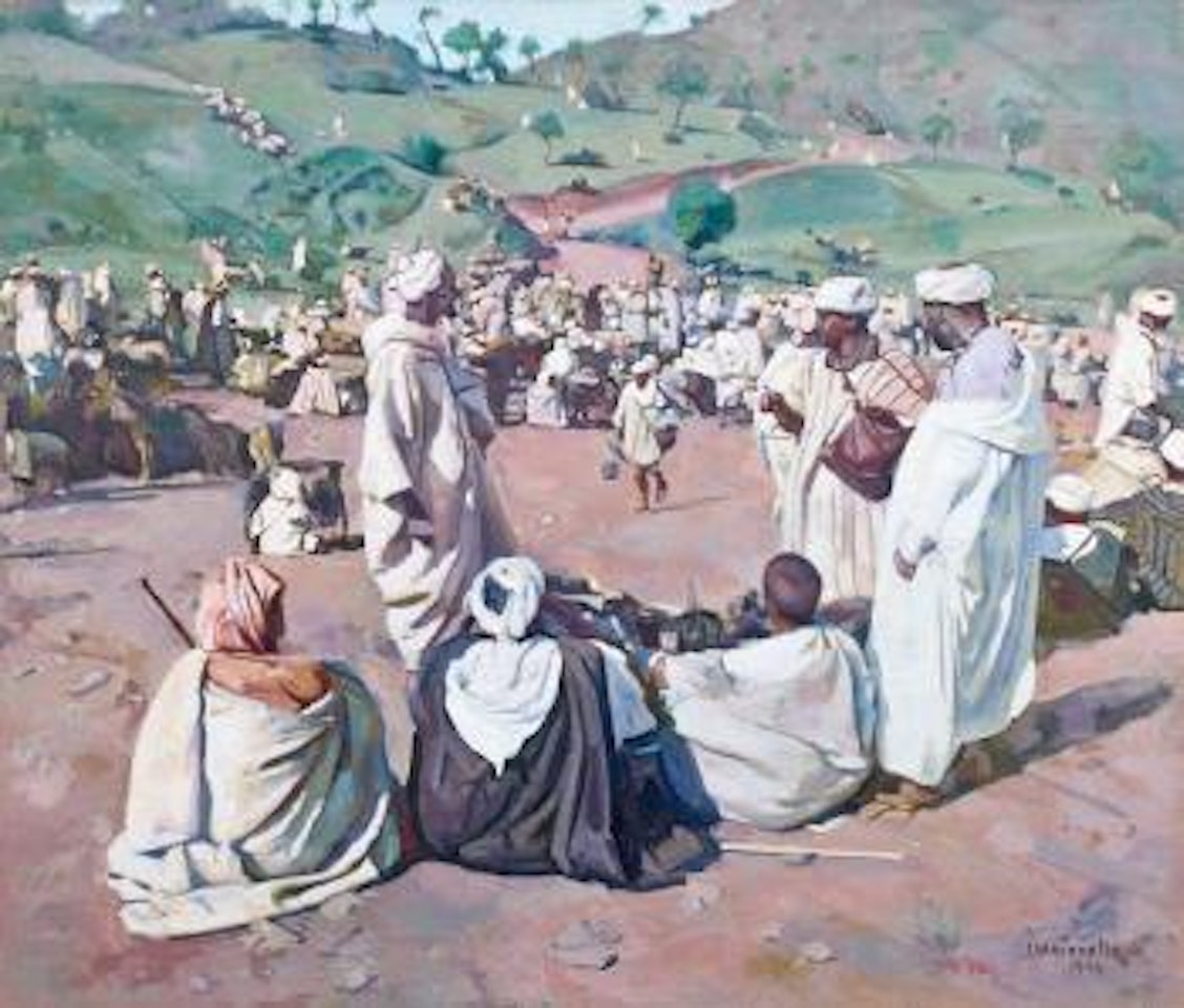 Le souk aux moutons by Jacques Majorelle