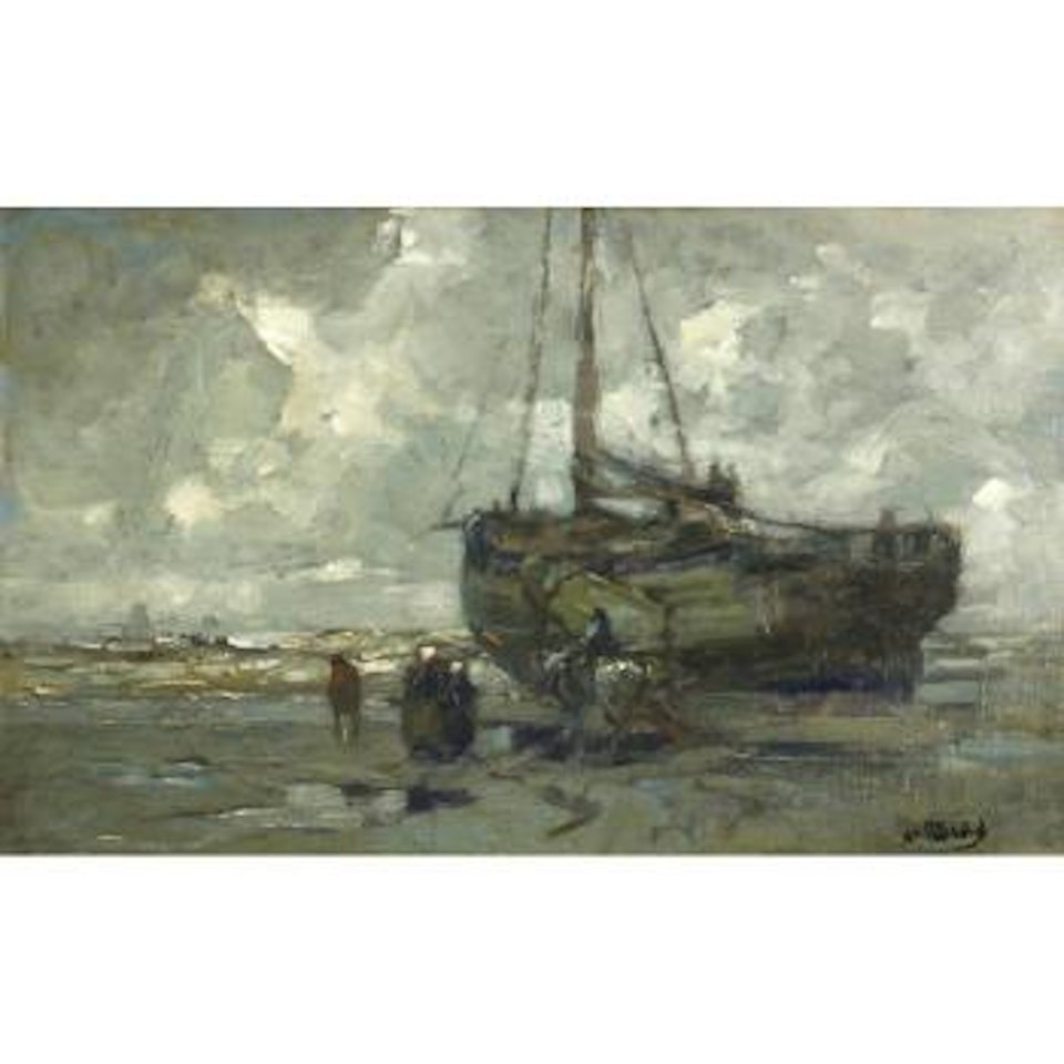 Katwyk strand life, Holland by William Ritschel