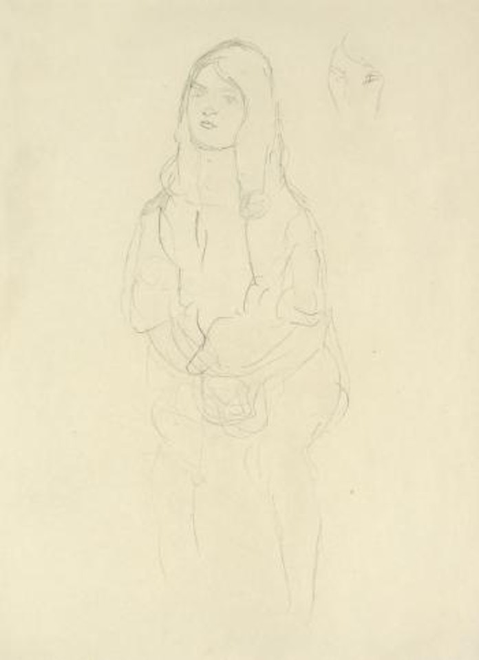 Bildnis Mäda Primavesi (Studie) by Gustav Klimt