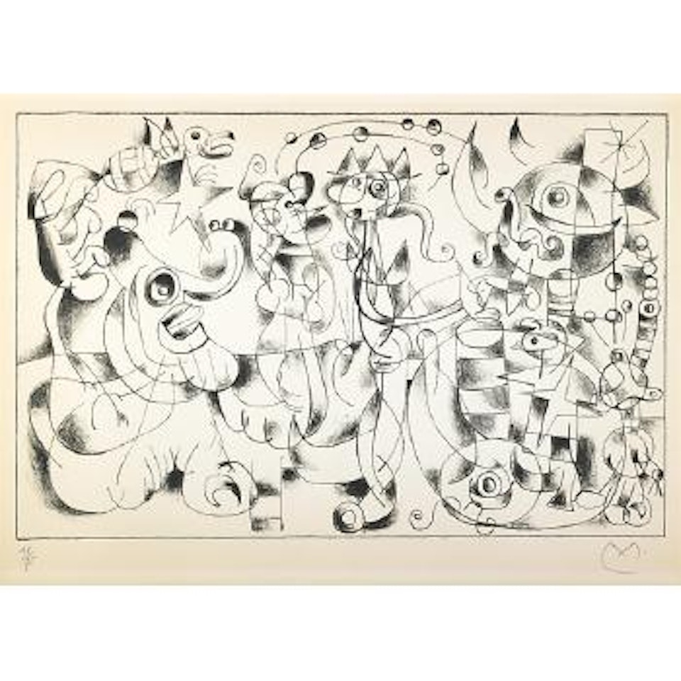 Untitled from "Ubu Roi" by Joan Miró