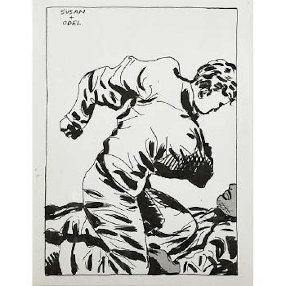 Untitled (Susan And Odel) by Raymond Pettibon