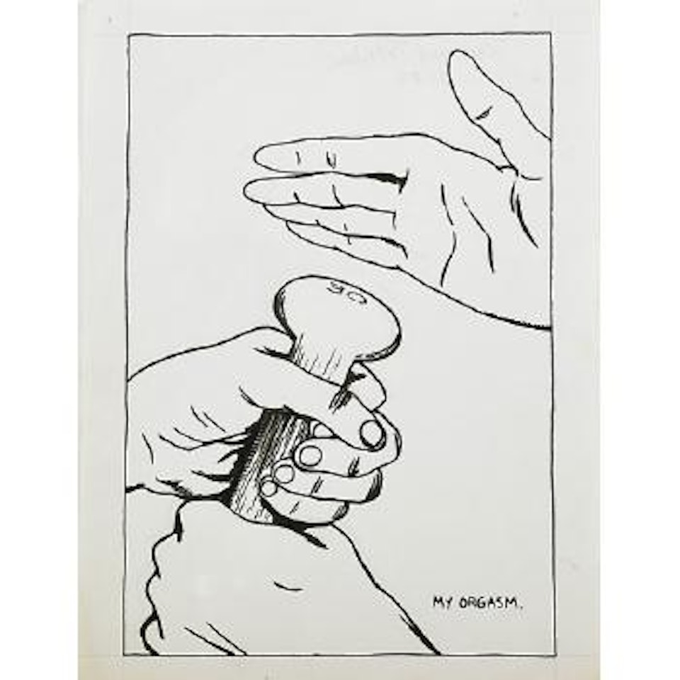 Untitled (My Orgasm.) by Raymond Pettibon