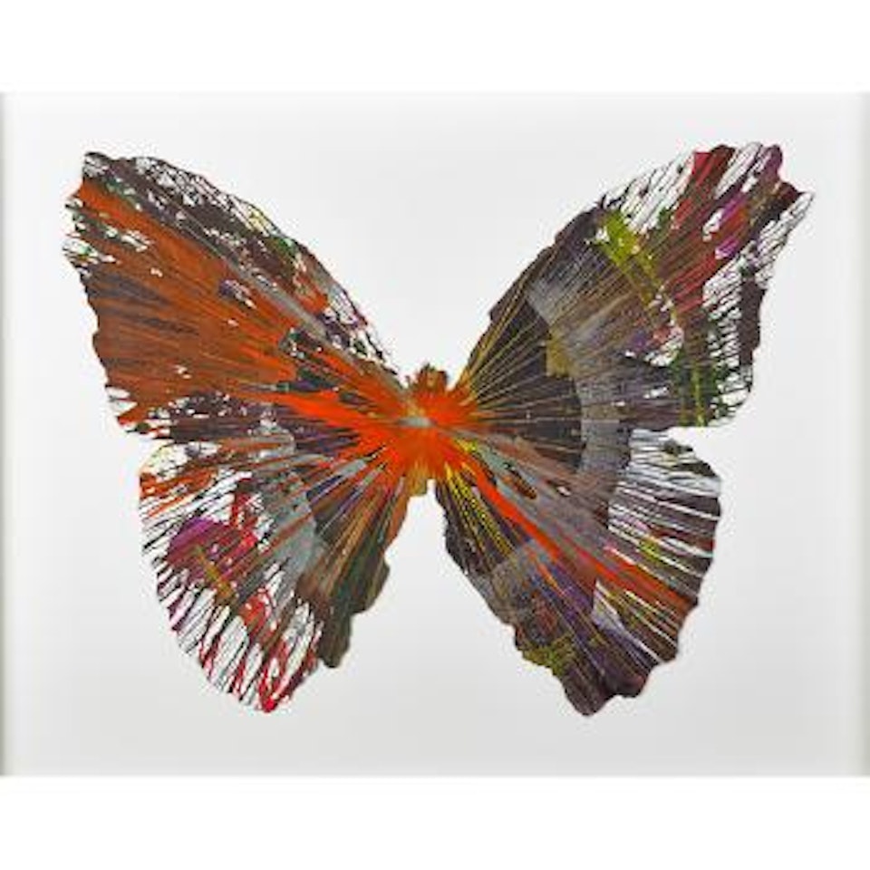 Butterfly Spin Painting (Created At Damien Hirst Spin Workshop) by Damien Hirst