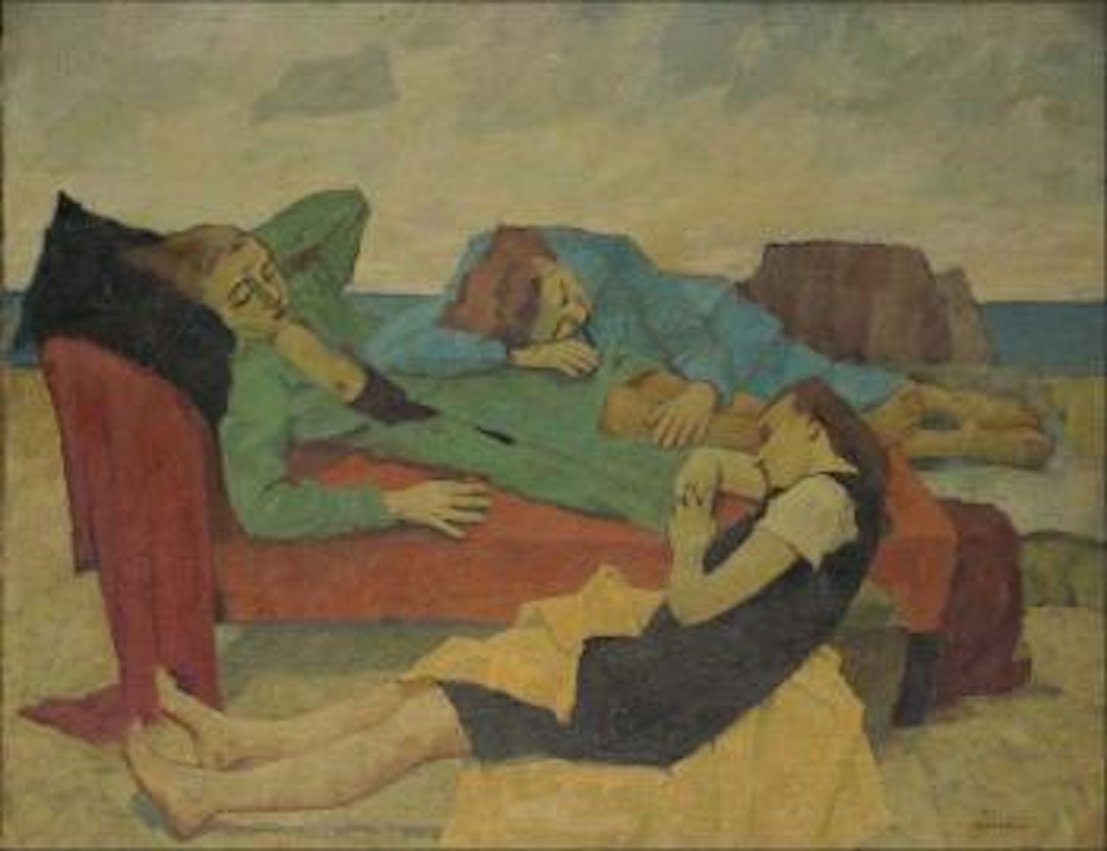 Ragazze al mare by Felice Casorati