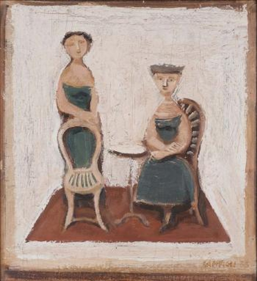 Due figure by Massimo Campigli