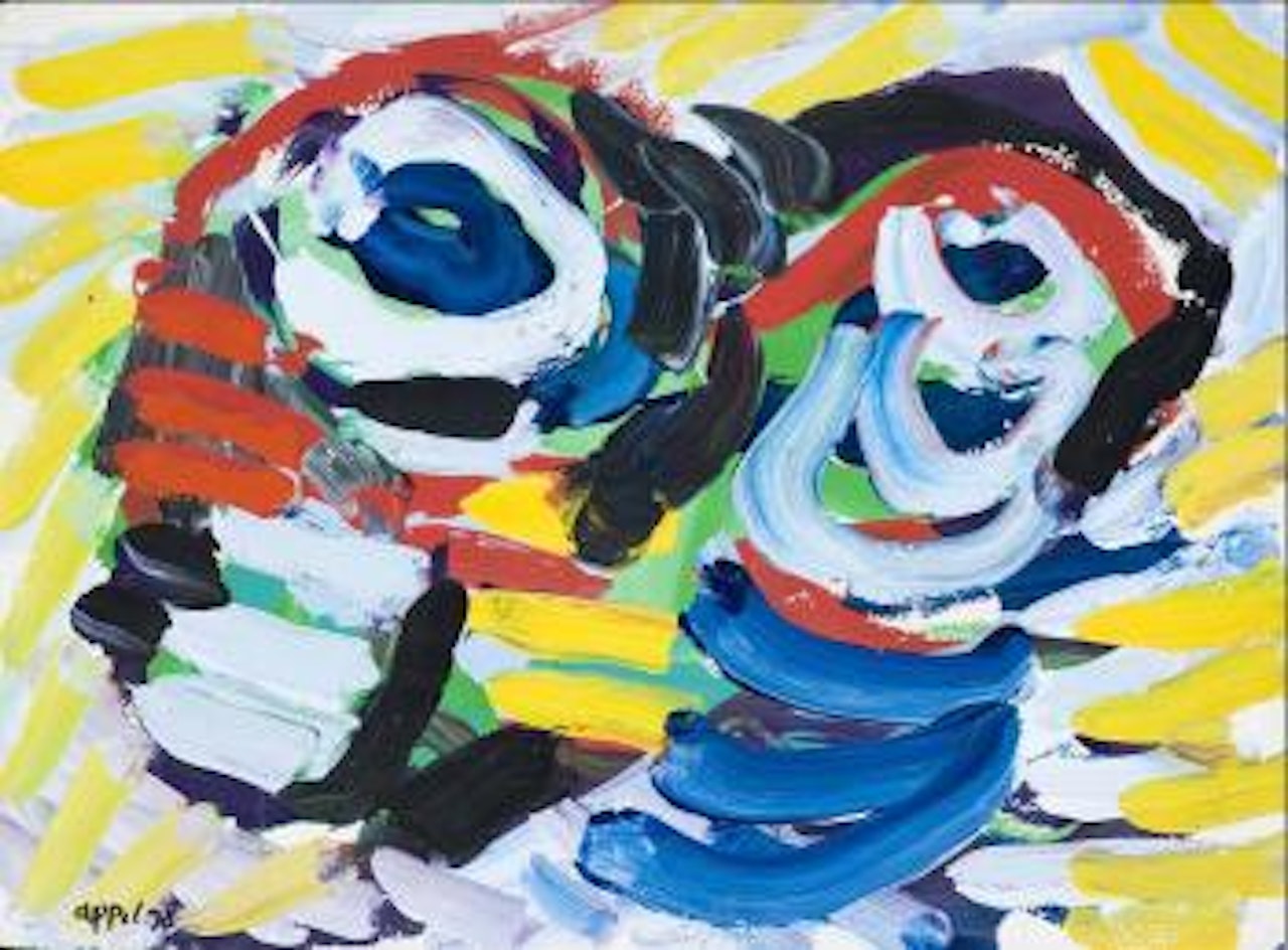 Black & blue eye by Karel Appel