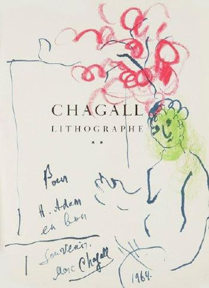 Le peintre devant son chevalet by Marc Chagall