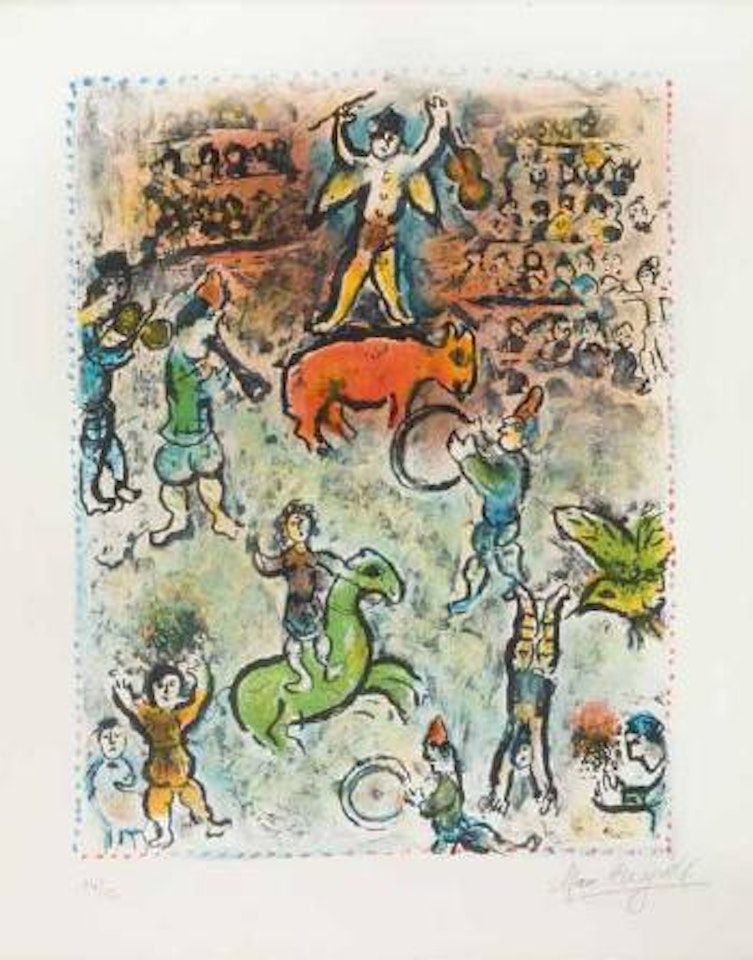 La parade au cirque by Marc Chagall