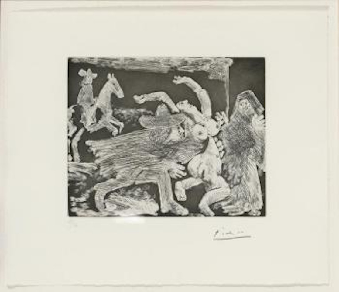 La celestine : enlèvement by Pablo Picasso