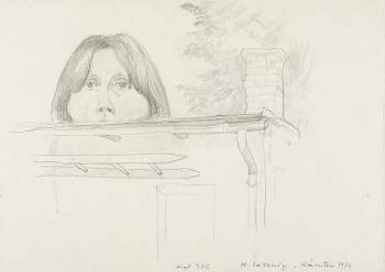 Selbstporträt by Maria Lassnig