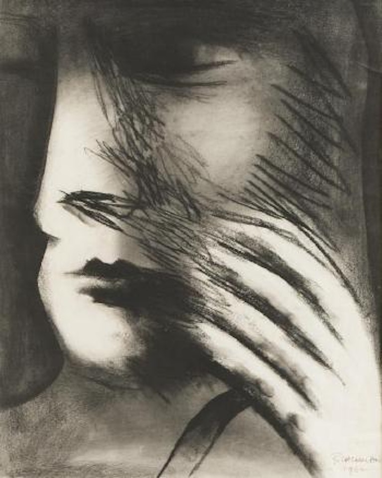 Untitled - Portrait of a Girl by Charles Blackman