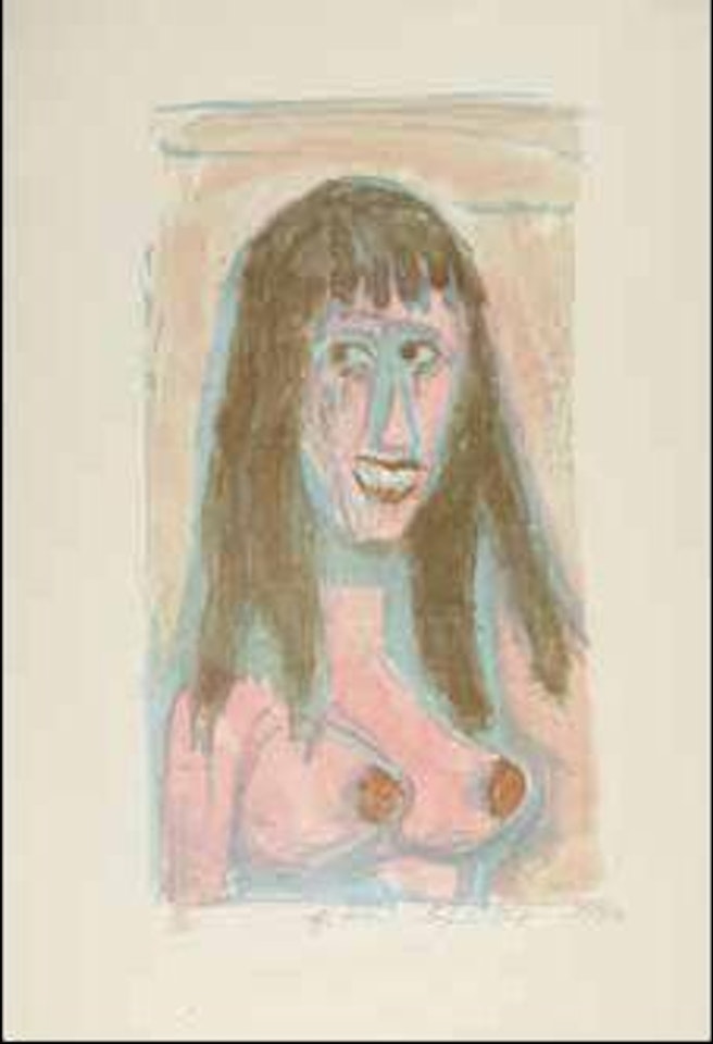 Lachendes Mädchen by Otto Dix