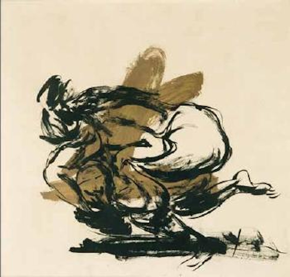 Zwei weibliche Akte by Lucio Fontana