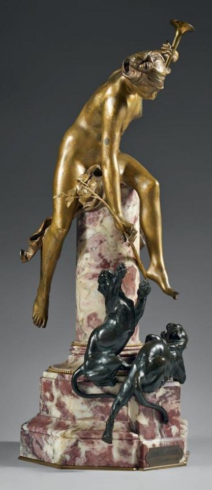Charmeuse de panthères by Albert-Ernest Carrier-Belleuse