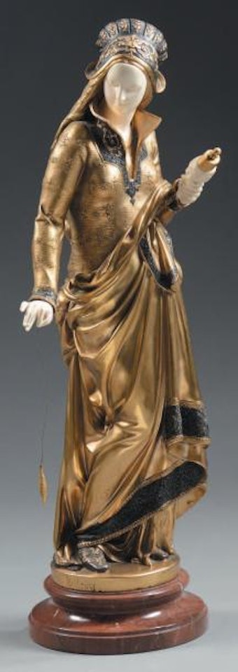 La fileuse by Albert-Ernest Carrier-Belleuse