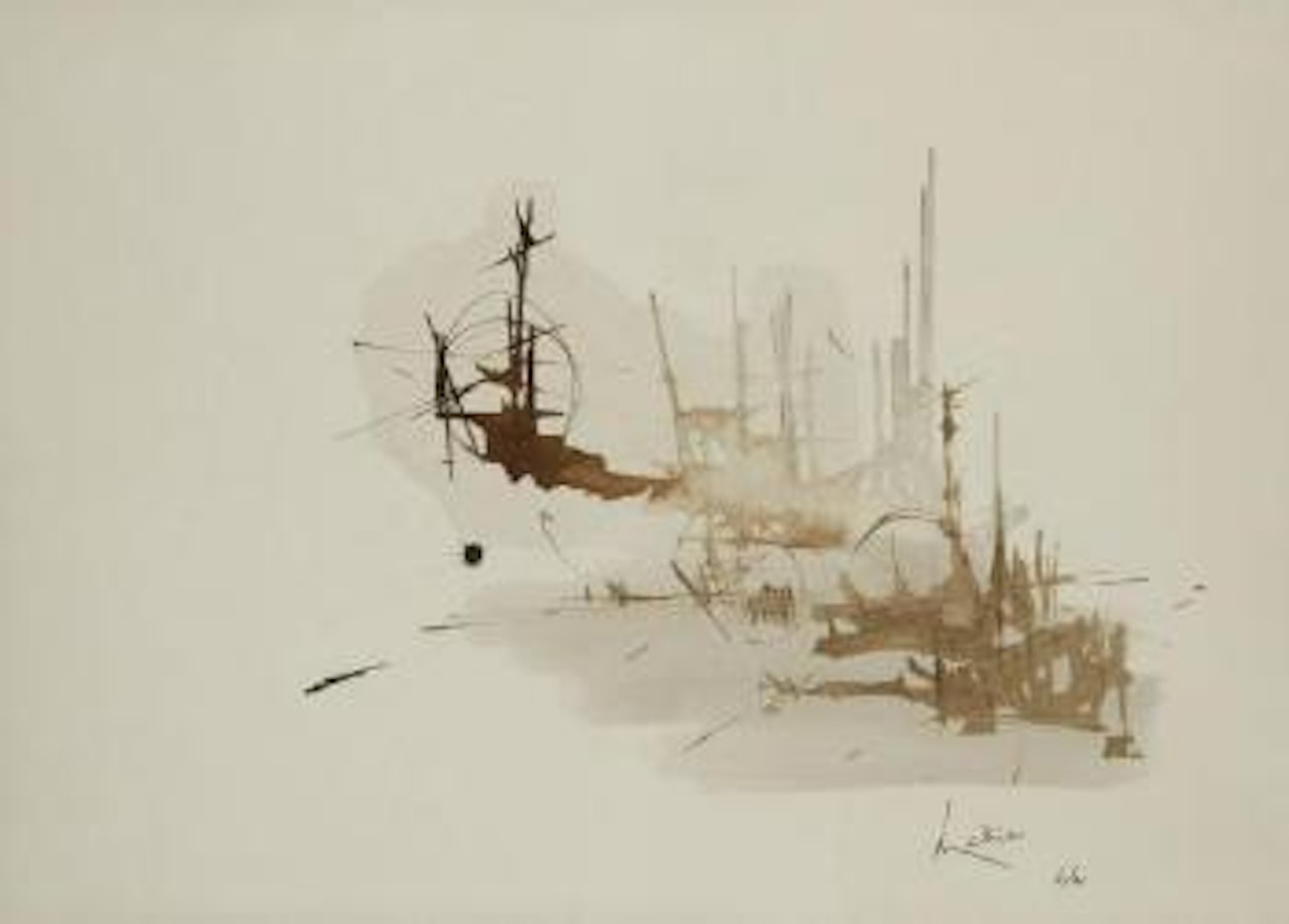 Composition by Georges Mathieu