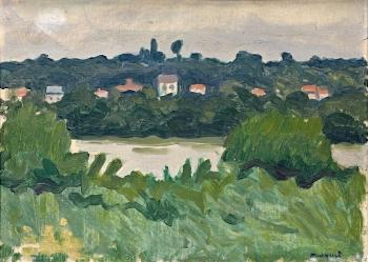 La Seine à Poissy by Albert Marquet