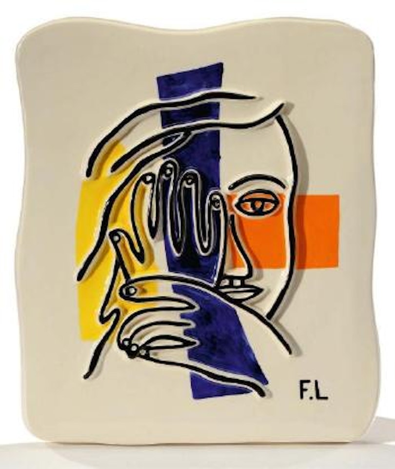 Visage aux deux mains by Fernand Leger