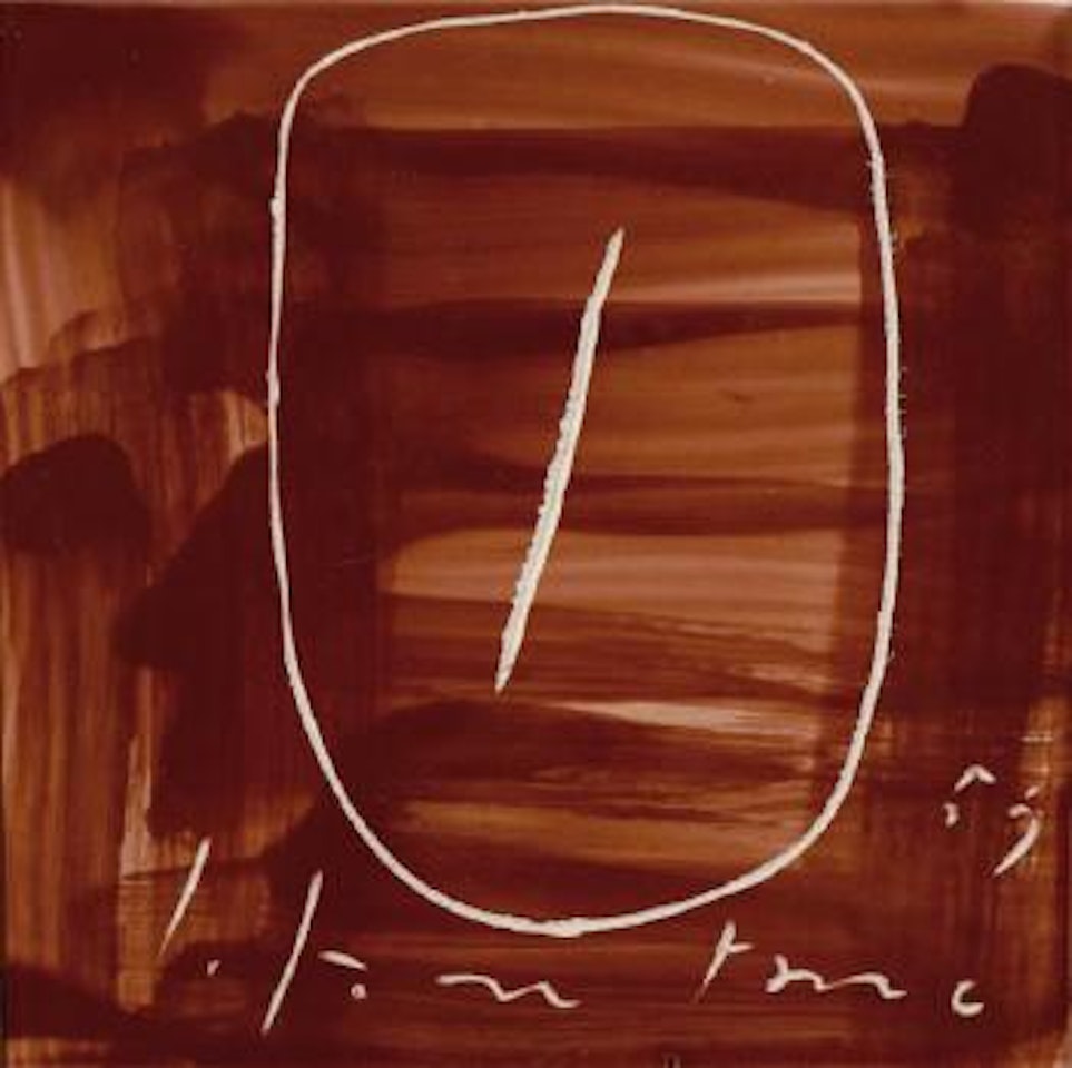 Concetto spaziale by Lucio Fontana