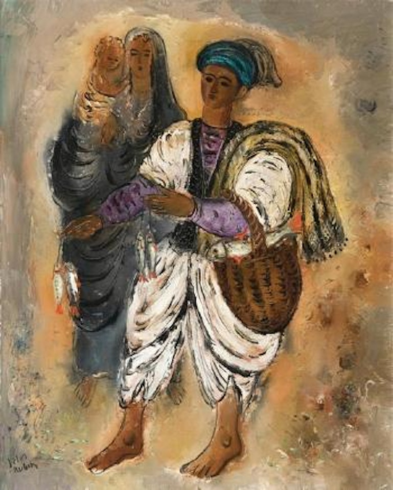 Fisherman family by Reuven Rubin