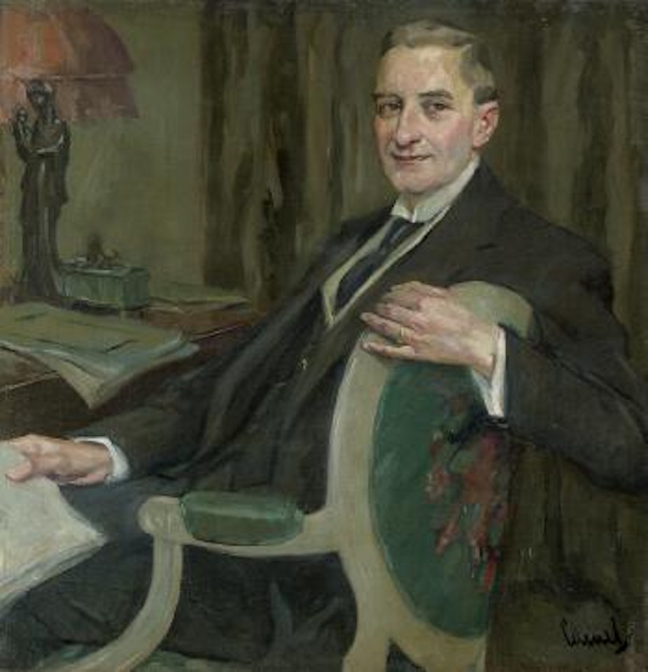 Bildnis des Justizrats Hermann Steininger by Edward Cucuel