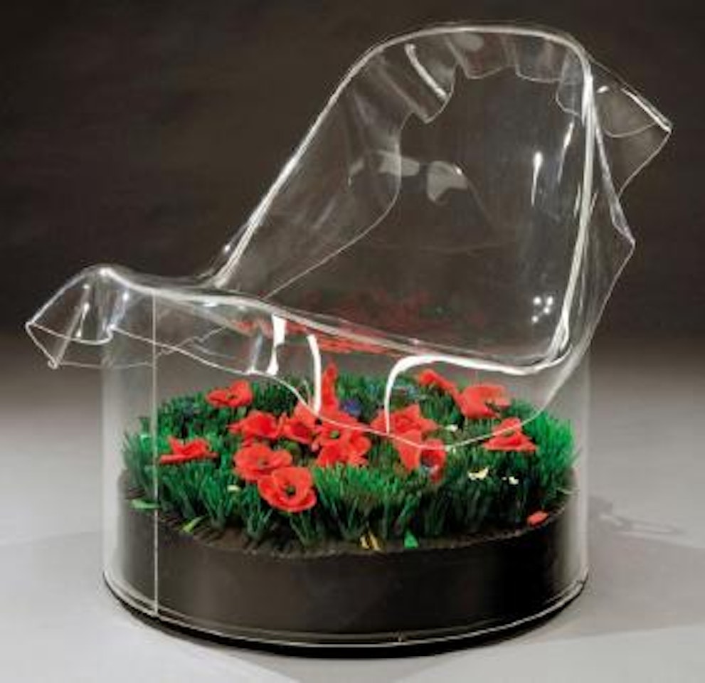 Papaveri per flower seat n. 4 by Piero Gilardi