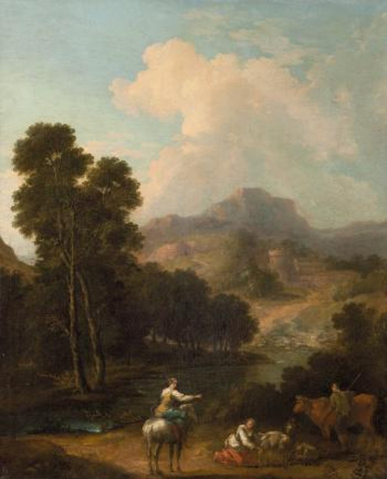 Paesaggio con figure by Francesco Zuccarelli
