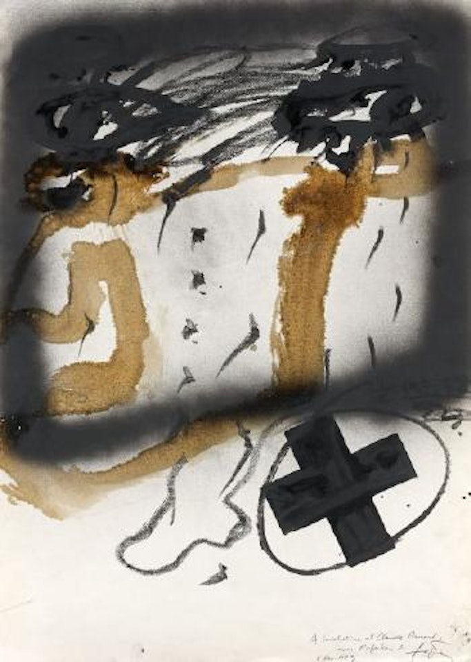 Projet d'affiches by Antoni Tapies