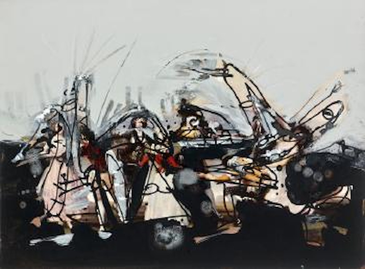 Composition by Antonio Saura