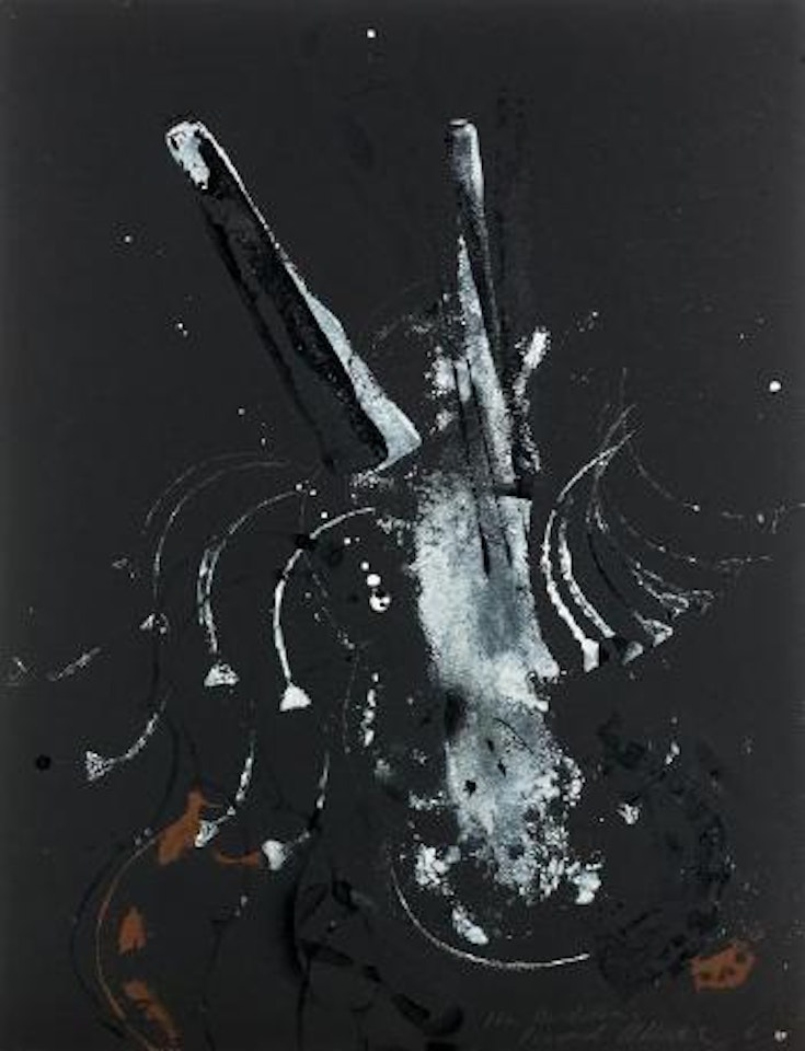 Sans titre, empreinte de violon by Arman