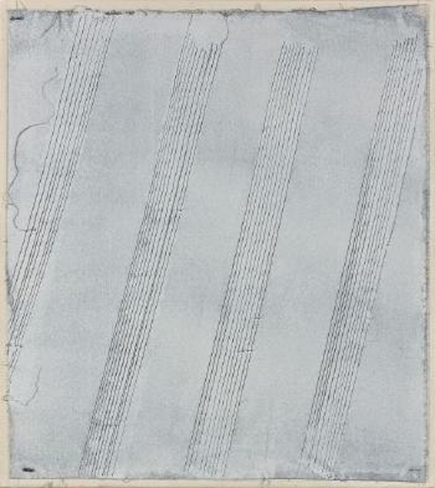 Tracés oblicollor VI by Jean Degottex