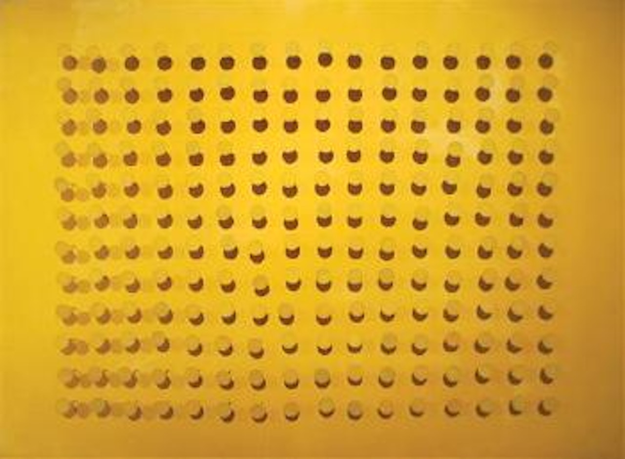 Movement in yellow by Yaacov Agam