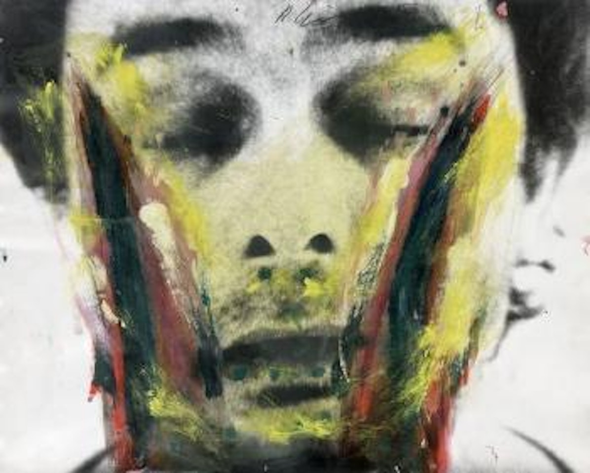 Composition visage, face farces by Arnulf Rainer