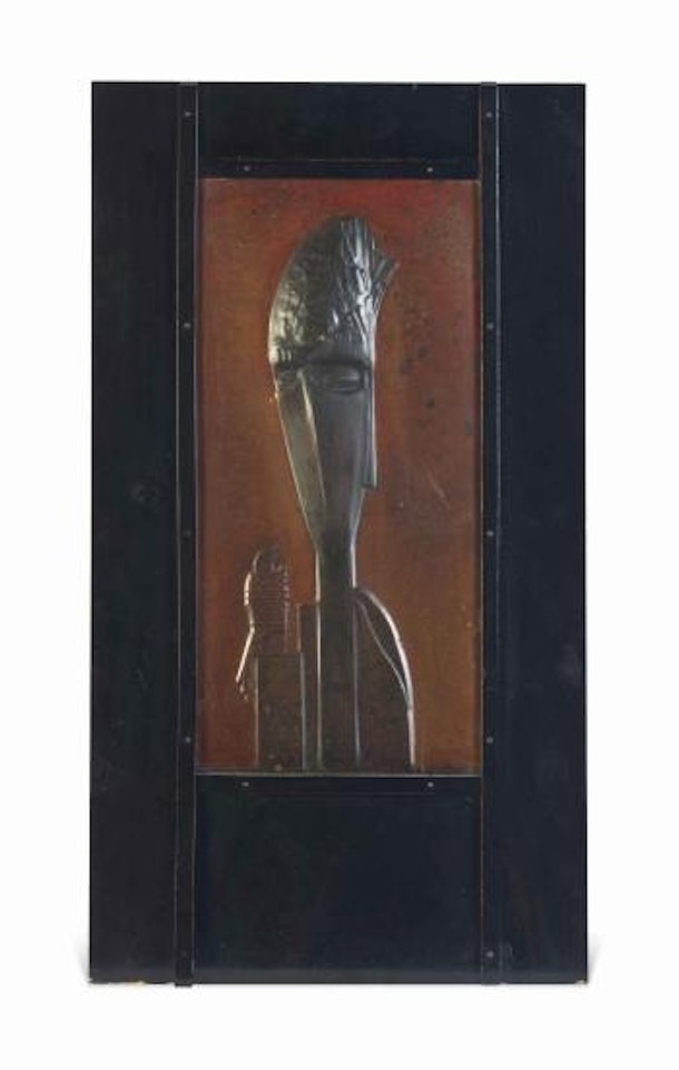 Femme À L'oiseau by Gustave Miklos