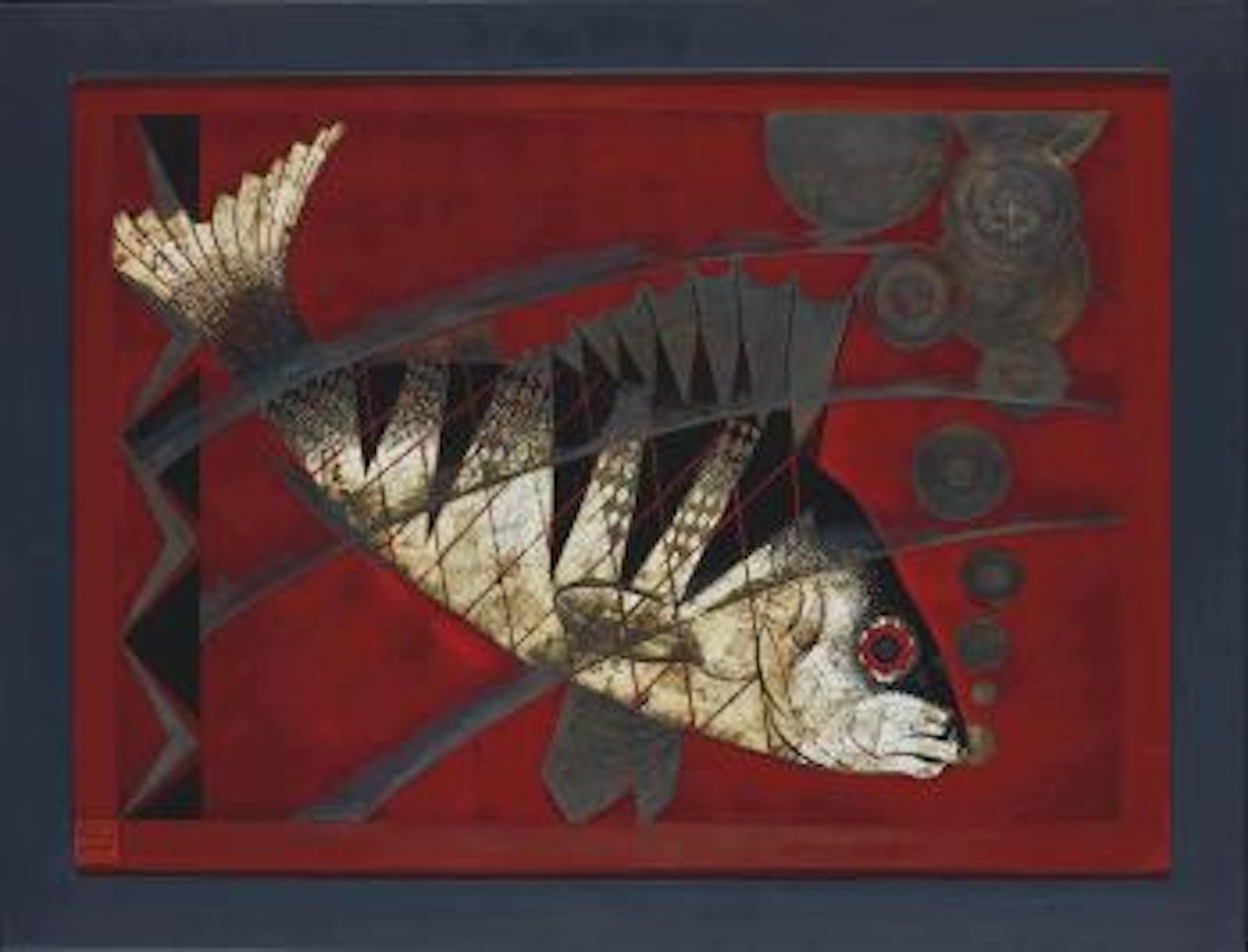 Panneau Poisson by Jean Dunand