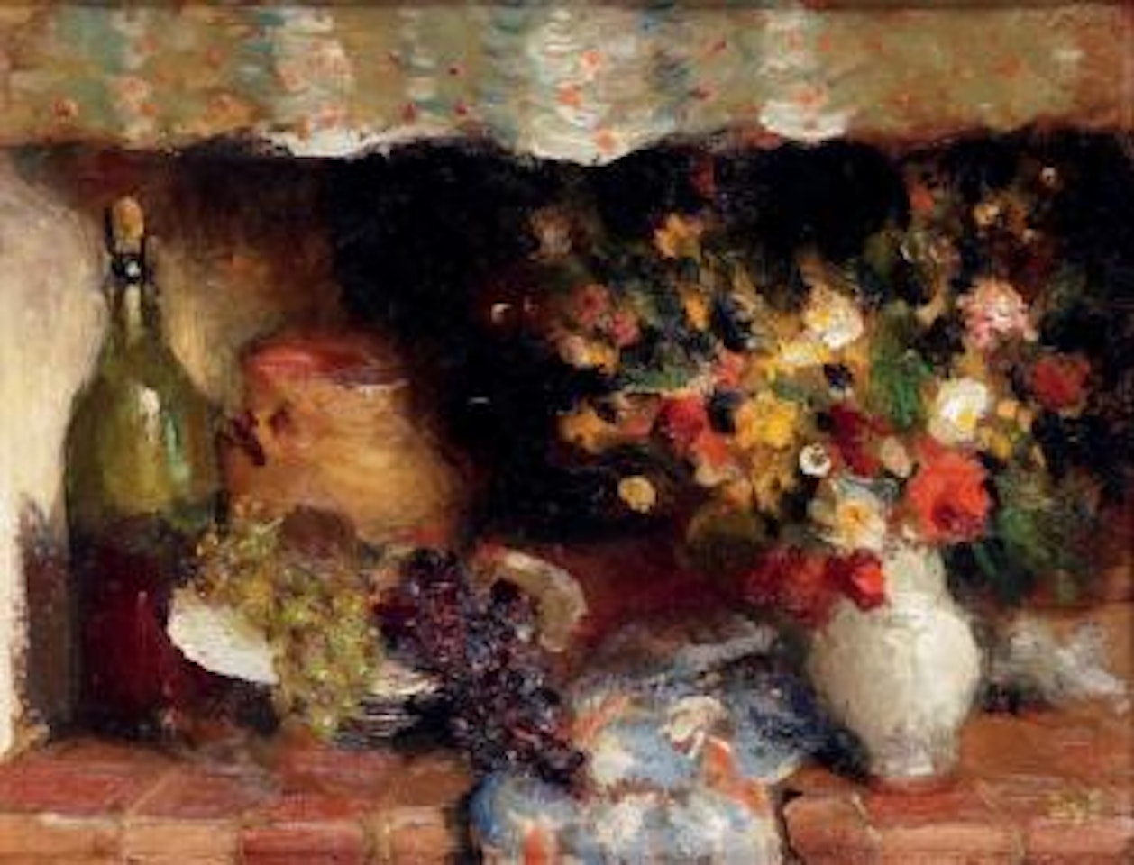 Nature morte et vase de fleurs by Marcel Dyf