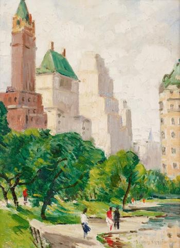 Summer in Central Park by Guy Carleton Wiggins
