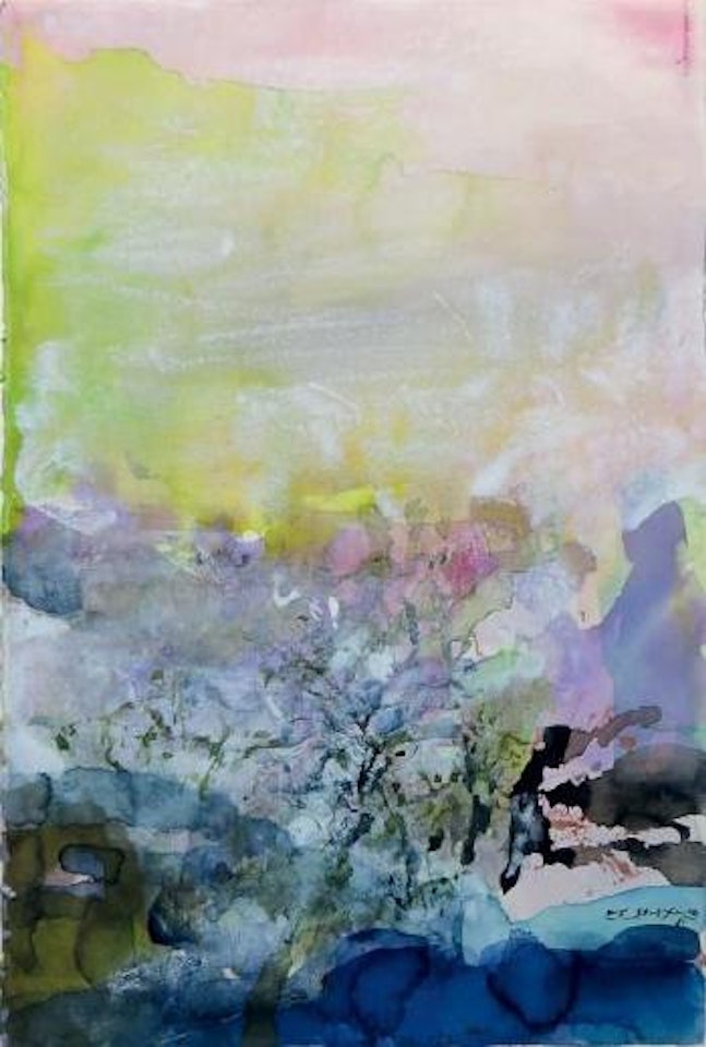 Composition by Zao Wou-Ki