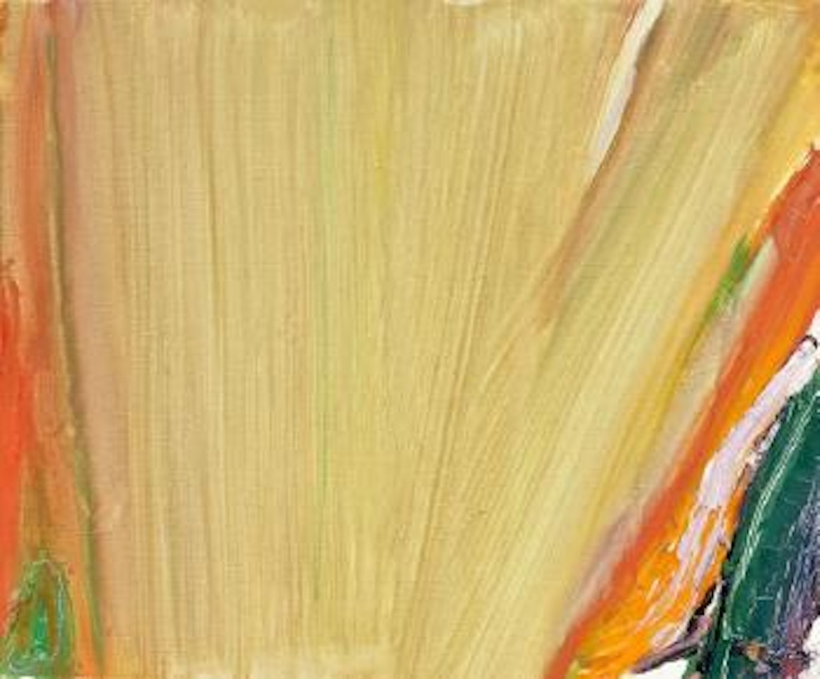 Jaune rayé des tilleuls à la feuille by Olivier Debre