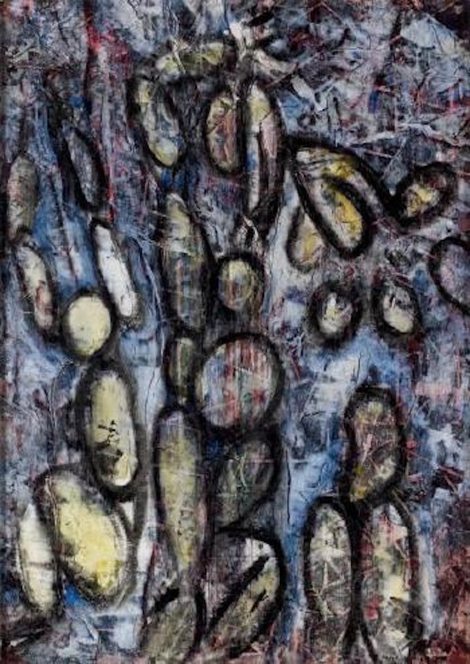 Personnages dans un bois by Max Ernst