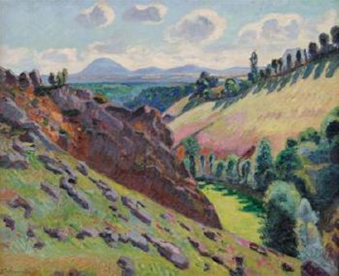 Pontgibaud - août, le matin by Armand Guillaumin