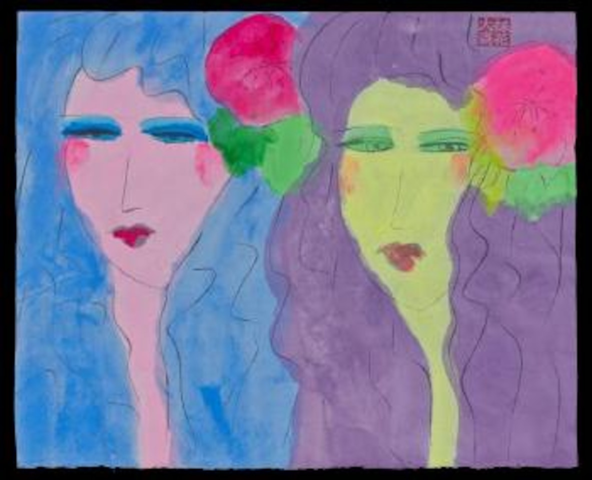 Deux femmes by Walasse Ting